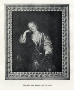 106177 Portret van Mechteld van Zuylen van Nijeveld, geboren Utrecht 15 april 1621, echtgenote van Gerard van Reede van ...